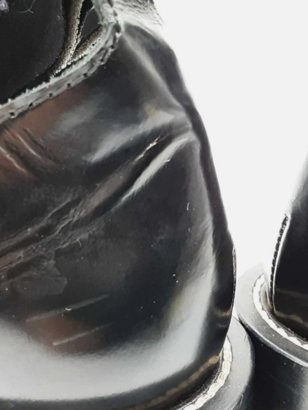 Balenciaga Ceinture Black Leather Ankle Boots Size 39.5 - Picture 11 of 11